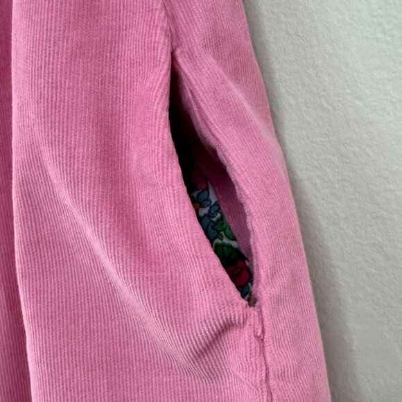 MINI BODEN Girls Corduroy Dress 2-3 2T 3T 98cm Pink Floral Cord Toddler Girl - Picture 5 of 8